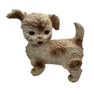 Vintage THB Edward Mobley Co Large Closing Eyes Formerley Squeaky Dog Toy